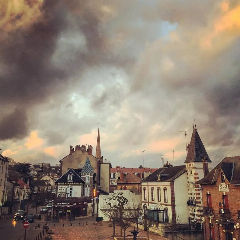 Vue sur les toits de Migennes