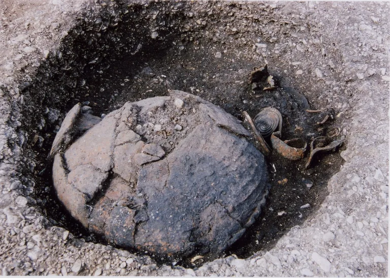 Vestiges du site de l’âge du bronze